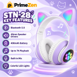 STN-28 Wireless Cat Ear Headset with Colorful LED Lights