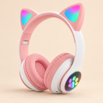STN-28 Wireless Cat Ear Headset with Colorful LED Lights