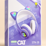 STN-28 Wireless Cat Ear Headset with Colorful LED Lights