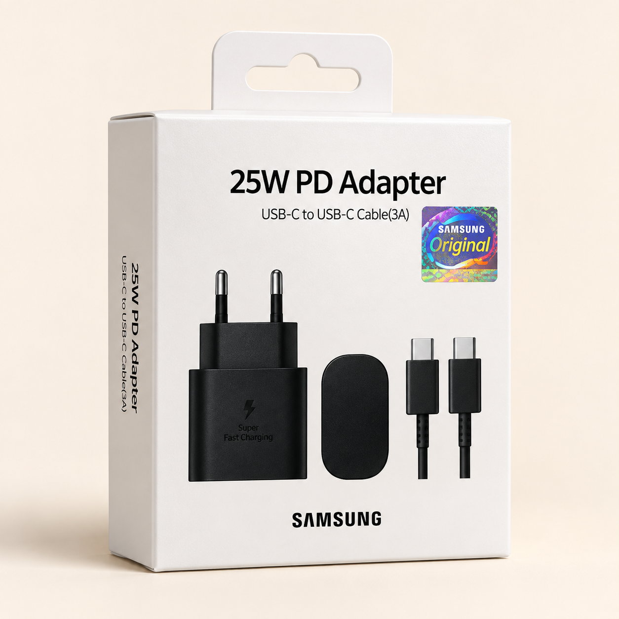 Samsung 25W PD Adapter Set with USB-C Cable (3A)