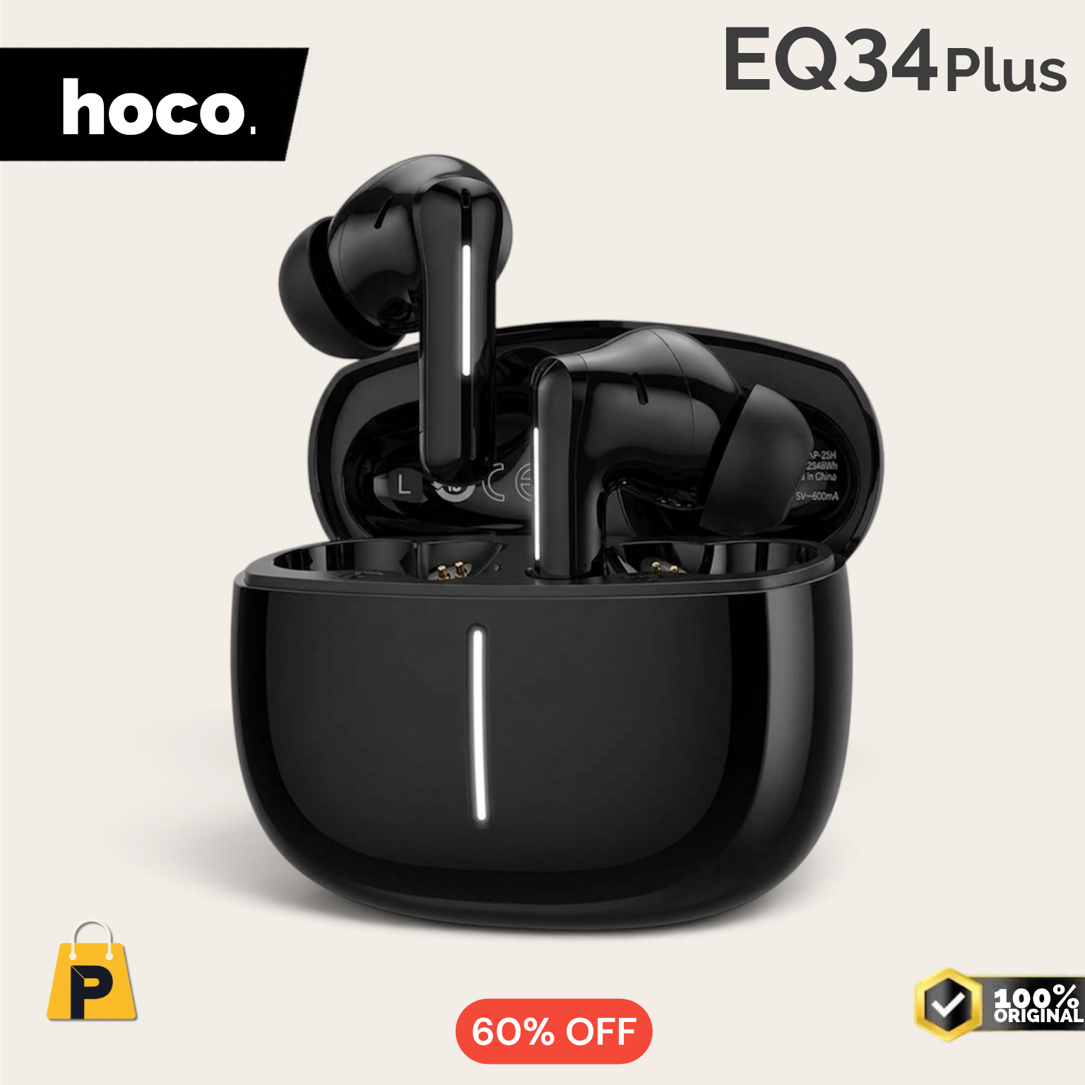 HOCO EQ34 Plus ANC+ENC TWS Headset